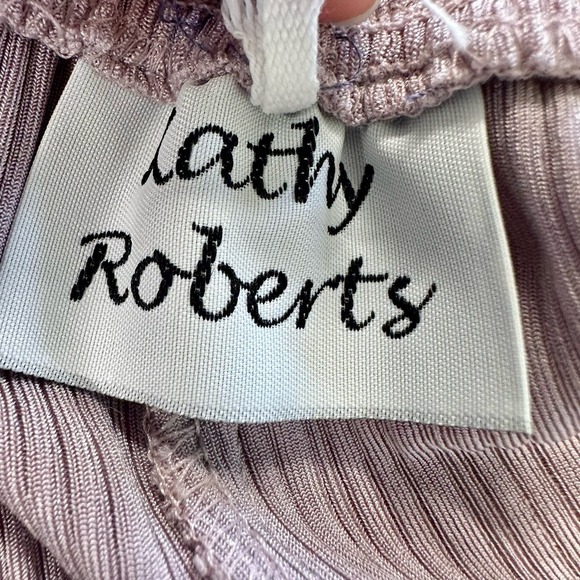 Kathy Roberts Sparkly Formal Wear Office Top Pants Women’s 14 Mauve Pink Vintage - Picture 12 of 14